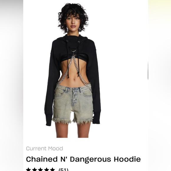 Current Mood Tops - Chained N Dangerous Current Mood hoodie